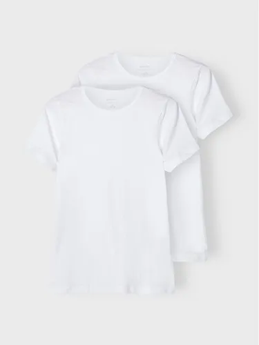 NAME IT 2er-Set T-Shirts 13209164 Weiß Slim Fit