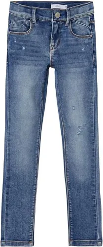NAME IT Girl's NKFPOLLY Skinny Jeans 1185-ON NOOS Jeanshose