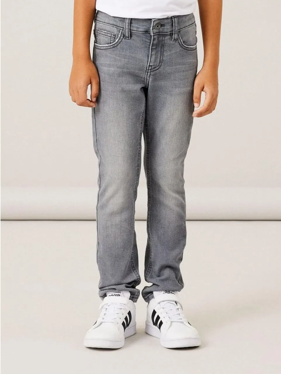 Name It Regular-fit-Jeans Slim Fit Denim Jeans NKMSILAS 5498 in Grau