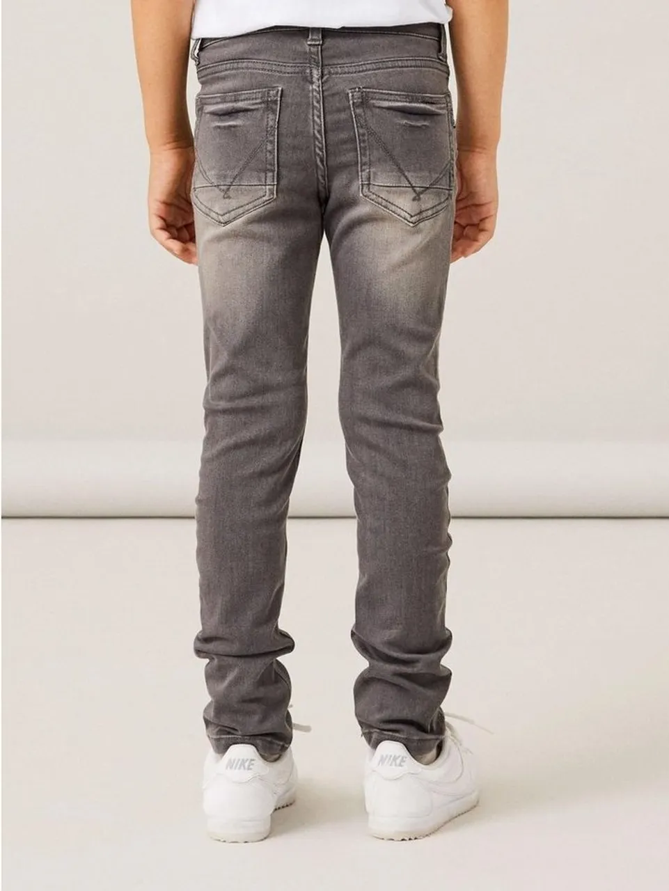 Name It Regular-fit-Jeans Stretch Jeans Slim Fit NKMTHEO 5459 in Grau