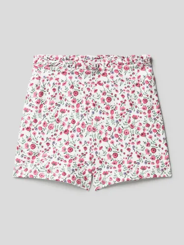 Name It Shorts mit Allover-Muster  Modell 'DOTTA' in Weiss