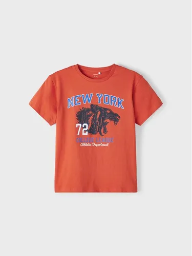 NAME IT T-Shirt 13213230 Orange Regular Fit