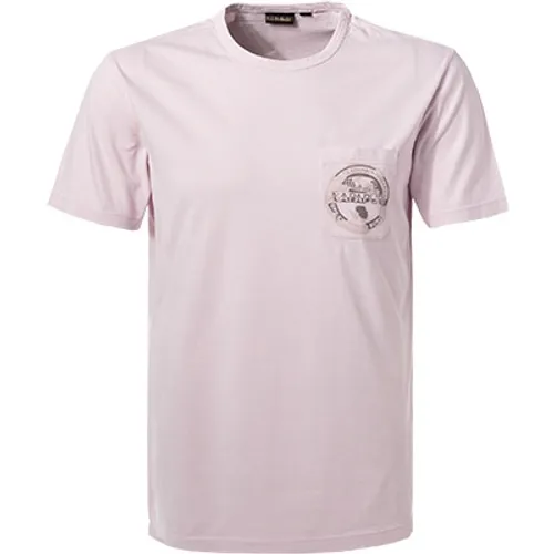 NAPAPIJRI Herren T-Shirt rosa Baumwolle
