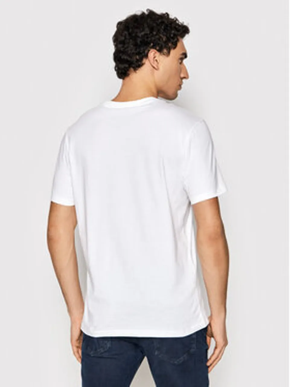 Napapijri T-Shirt Selbas NP0A4GBQ Weiß Regular Fit