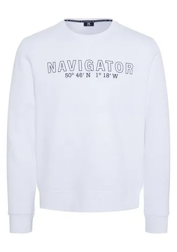 NAVIGATOR Sweatshirt mit Logo-Schriftzug