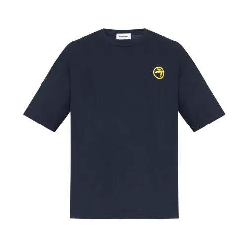 Navy Blue Cotton Oversize T-Shirt Ambush