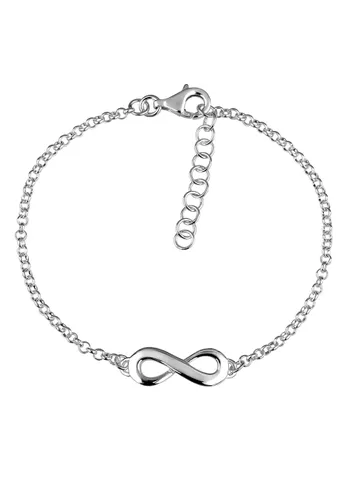 Nenalina - Infinity Symbol Unendlichkeits-Zeichen 925 Silber Armbänder & Armreife Damen