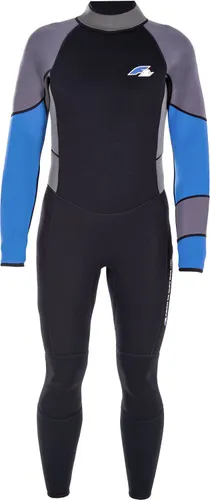 Neoprenanzug F2 "Neoprene Rebel Men" Sportanzüge Gr. S, blau (blau, grau, schwarz) Bekleidung