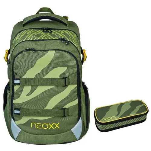 Neoxx Active Schulrucksack-Set 2tlg. Ready for Green
