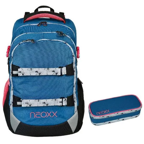 Neoxx Active Schulrucksack-Set 2tlg. Splash