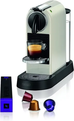Nespresso Kapselmaschine De'Longhi Kaffeekapselmaschine, Hochdruckpumpe&ideale Wärmeregelung, Papierfilter, mit Milchaufschäumer,De Longhi, für versch...