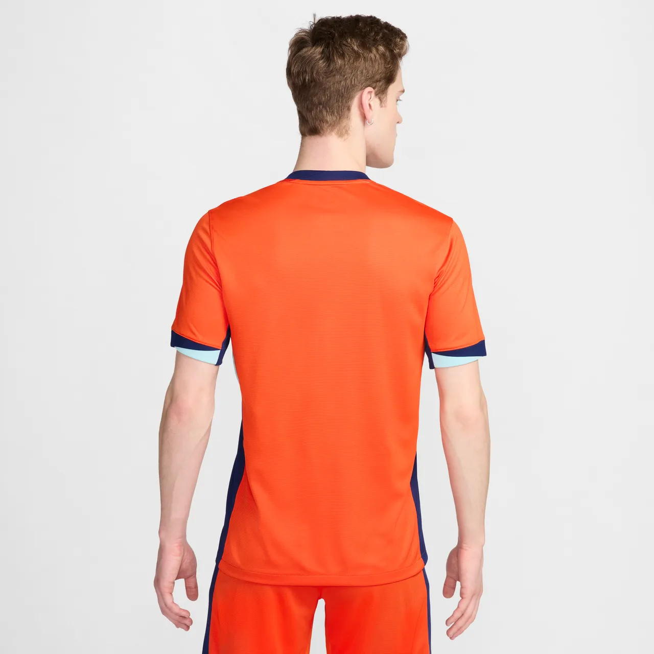 Netherlands (Men's Team) 2024/25 Stadium Home Nike Dri-FIT Soccer Replica Fußballtrikot für Herren - Orange