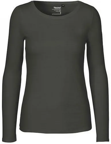 Neutral Langarmshirt Damen Long Sleeve T-Shirt / 100% Fairtrade-Baumwolle