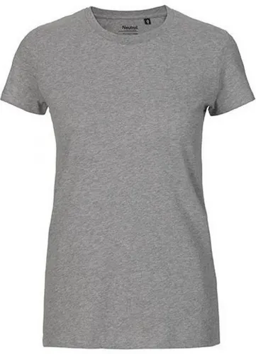 Neutral Rundhalsshirt damen Fitted T-Shirt / 100% Fairtrade-Baumwolle