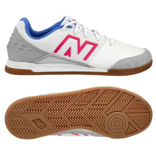 New Balance Audazo V6 Command IN - Weiß/Pink Kinder