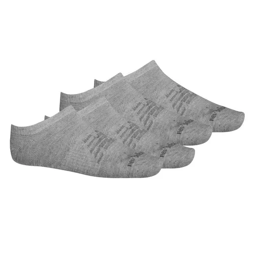 New Balance Socken Flat Knit No-Show 3er-Pack - Grau