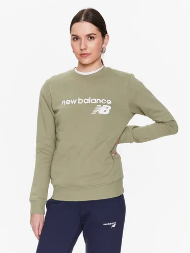 New Balance Sweatshirt Classic Core WT03811 Grün Relaxed Fit