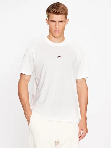 New Balance T-Shirt Athletics Remastered Graphic Cotton Jersey Short Sleeve T-shirt MT31504 Weiß Regular Fit