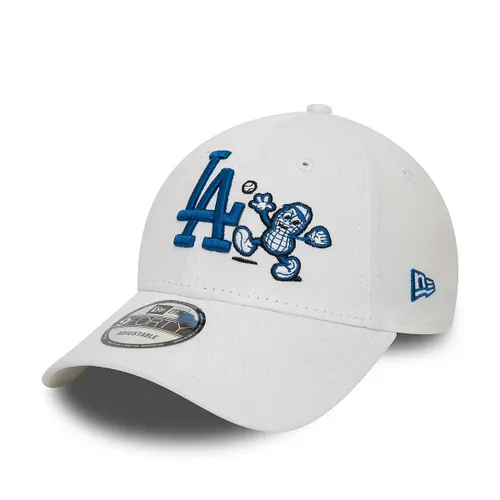 New Era MLB Los Angeles Dodgers Food Character 9forty Cap, Weiß ONE