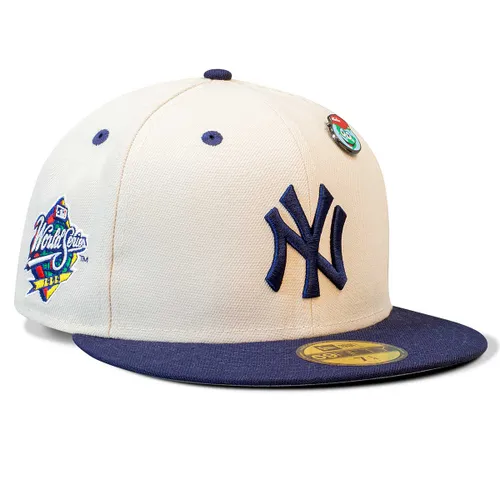 New Era MLB New York Yankees Pin 59fifty Cap, Light Beige/beige 7 1/2