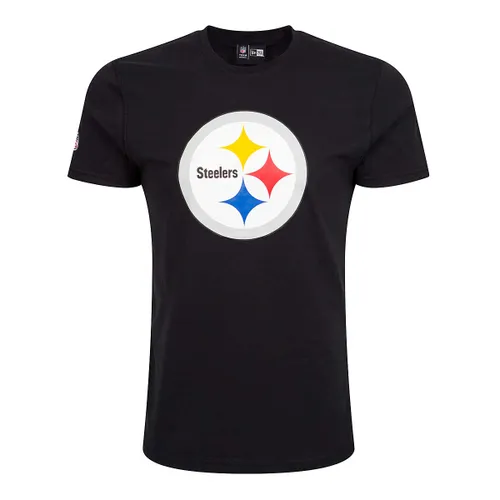 New Era NFL Pittsburgh Steelers Team Logo T-shirt, Pitste Schwarz S