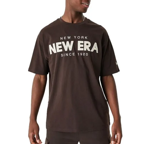 New Era Print-Shirt Oversized BRAND LOGO