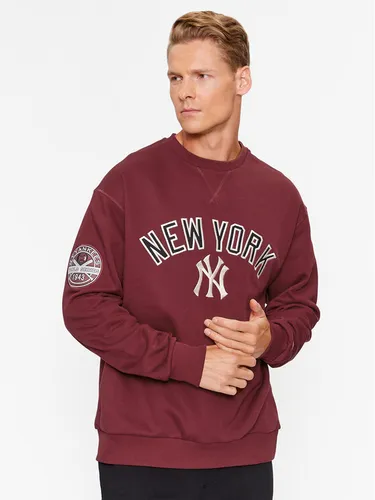New Era Sweatshirt Large Logo New York Yankess 60416328 Dunkelrot Regular Fit