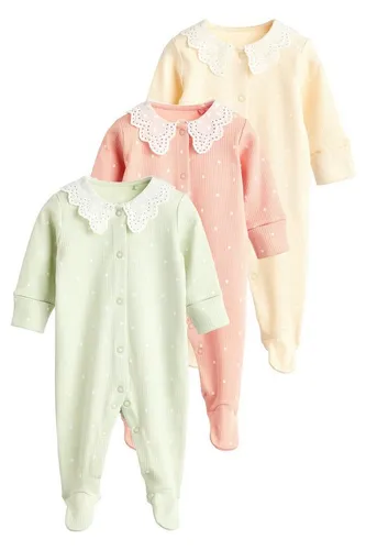 Next Schlafoverall Baby–Schlafanzug mit Kragen (3-tlg)