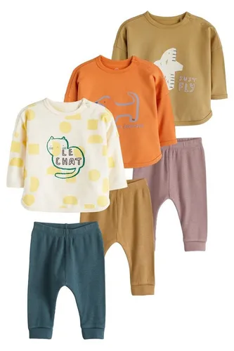 Next Shirt & Leggings 6er-Pack Baby T-Shirts und Leggings (6-tlg)