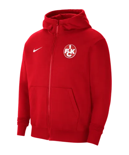 Nike 1.FC Kaiserslautern Fleece Kapuzenjacke Kids Rot F657