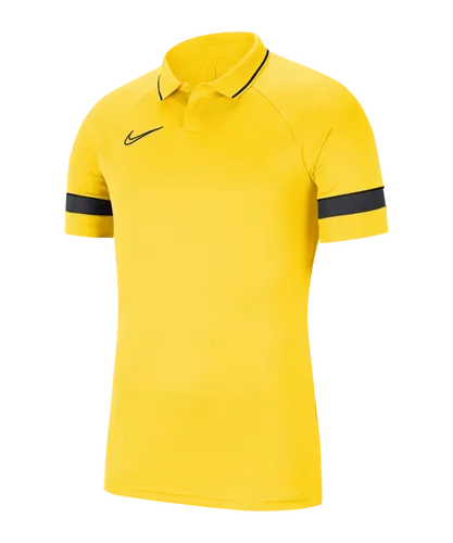 Nike Academy 21 Poloshirt Gelb Schwarz F719
