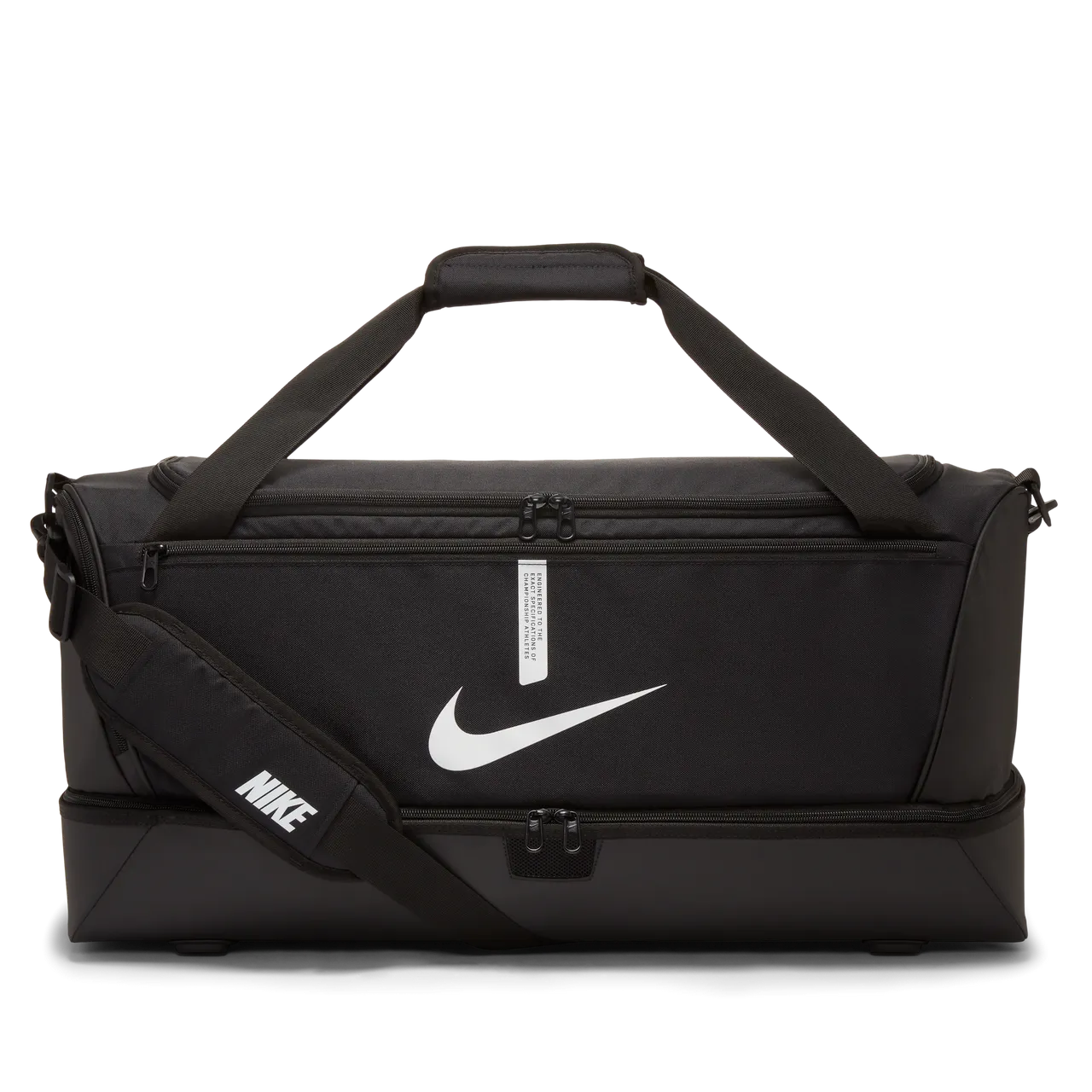 Nike Academy Team Fußball-Hartschalentasche (groß, 59 l) - Schwarz