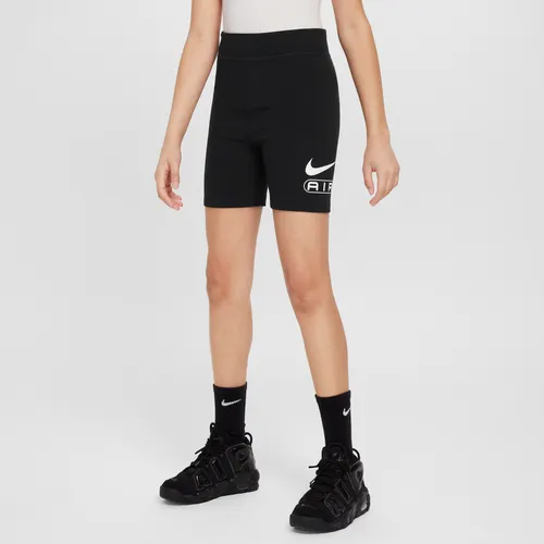 Nike Air Bike Shorts für Mädchen - Schwarz