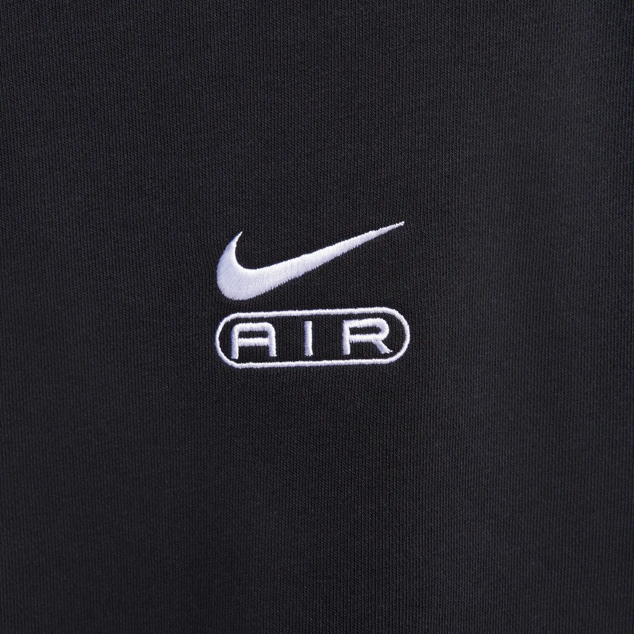 Nike Air Over-Oversized Rundhals-Sweatshirt aus French Terry für Damen - Schwarz