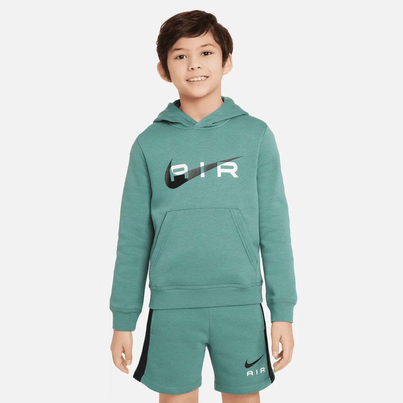 Nike Air Pullover-Fleece-Hoodie für ältere Kinder - Grün
