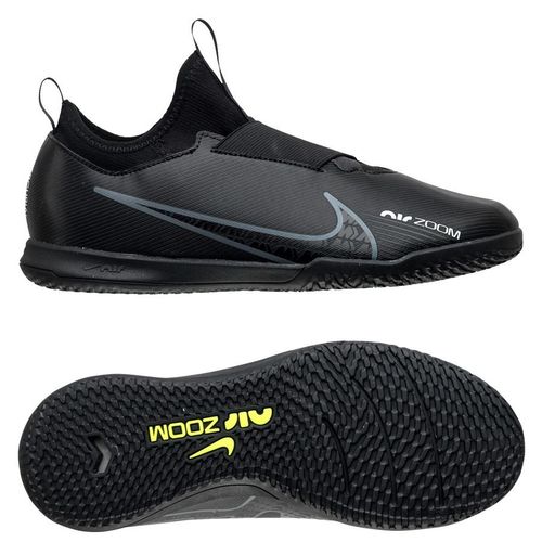 Nike Air Zoom Mercurial Vapor 15 Academy IC - Schwarz/Dark Smoke Grau/Weiß/Neon Kinder