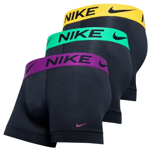 Nike Boxer Shorts Dri-FIT Advanced Micro 3er-Pack - Schwarz/Lila/Grün/Gelb
