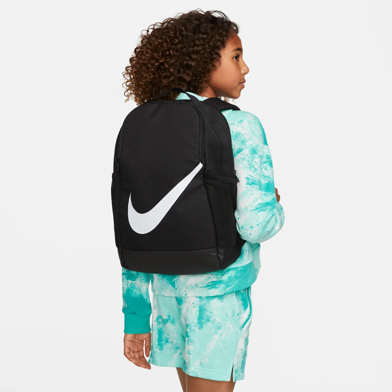 Nike Brasilia Kinder-Rucksack (18 l) - Schwarz