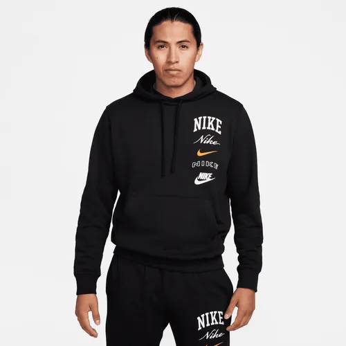 Nike Club Fleece+ Herren-Hoodie - Schwarz