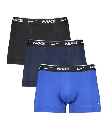 Nike Cotton Trunk Boxershort 3er Pack Blau F9J1