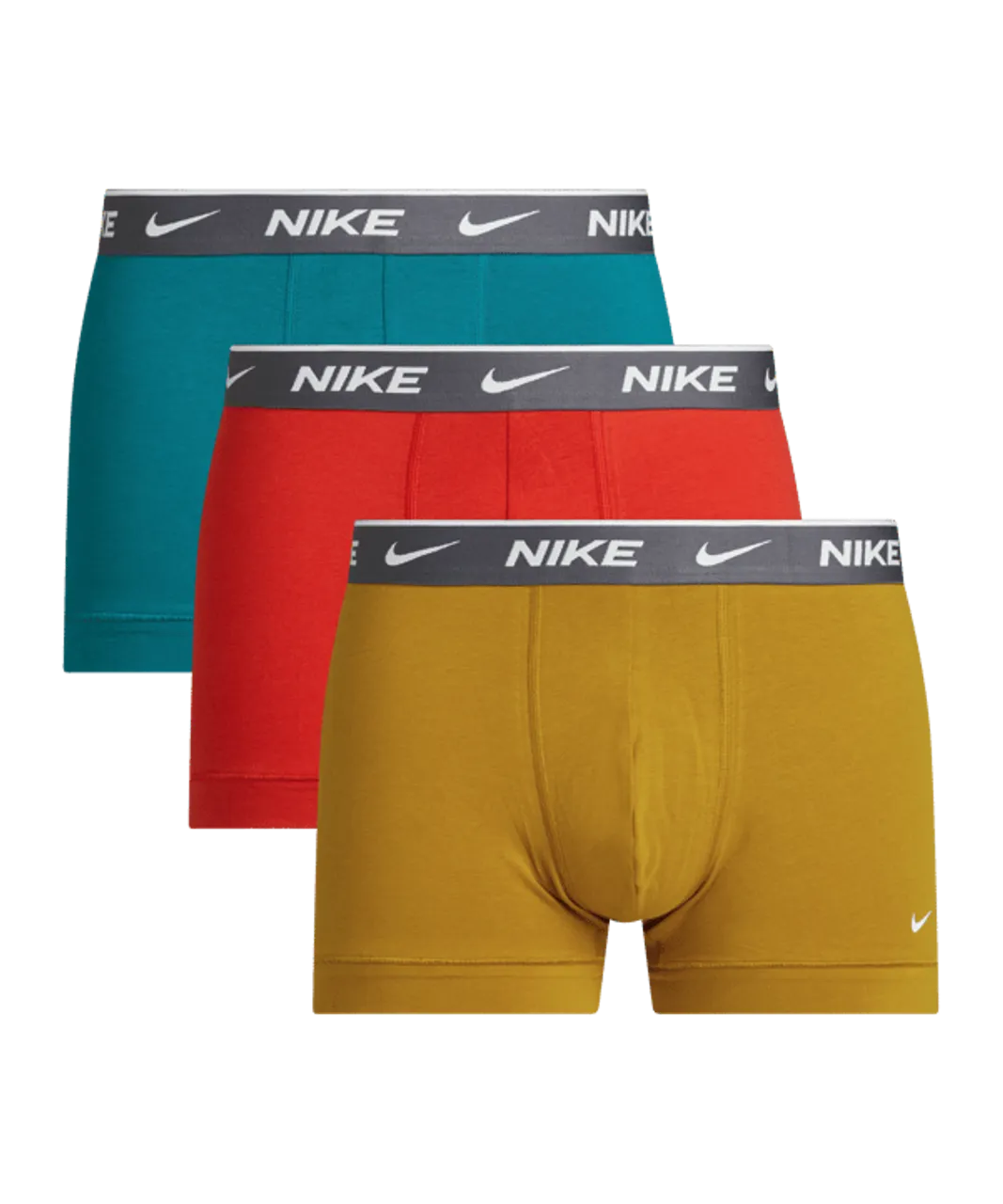 Nike Cotton Trunk Boxershort 3er Pack Gelb FGOT