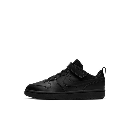 Nike Court Borough Low 2 Schuh für jüngere Kinder - Schwarz