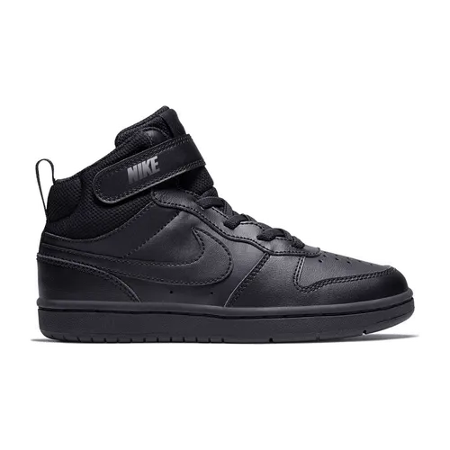 Nike Court Borough Mid 2 Sneaker für Kinder, schwarz