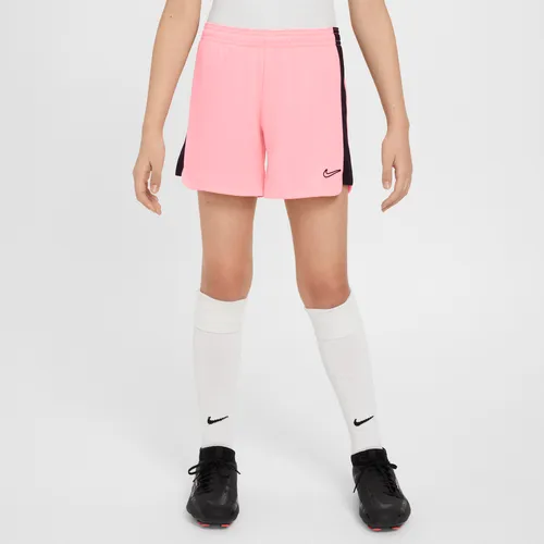 Nike Dri-FIT Academy 23 Fußballshorts für ältere Kinder (Mädchen) - Pink