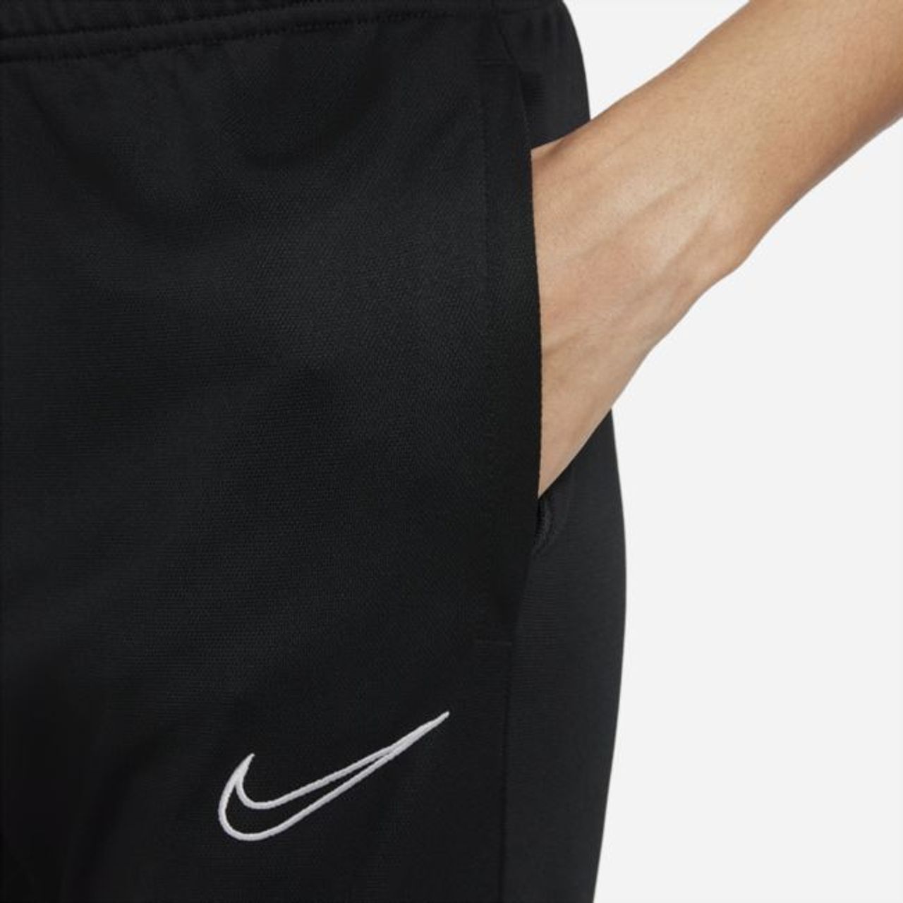 Nike Dri-FIT Academy Strick-Fußball-Trainingsanzug für Damen - Schwarz