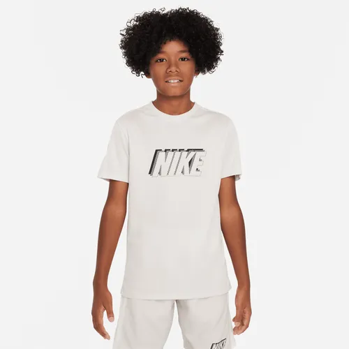 Nike Dri-FIT Academy23 Kurzarm-Fußballoberteil für ältere Kinder - Braun