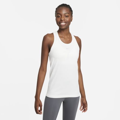 Nike Dri-FIT ADV Aura Tankop in schmaler Passform für Damen - Weiß