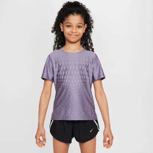 Nike Dri-FIT-ADV-Kurzarmoberteil für ältere Kinder (Mädchen) - Lila