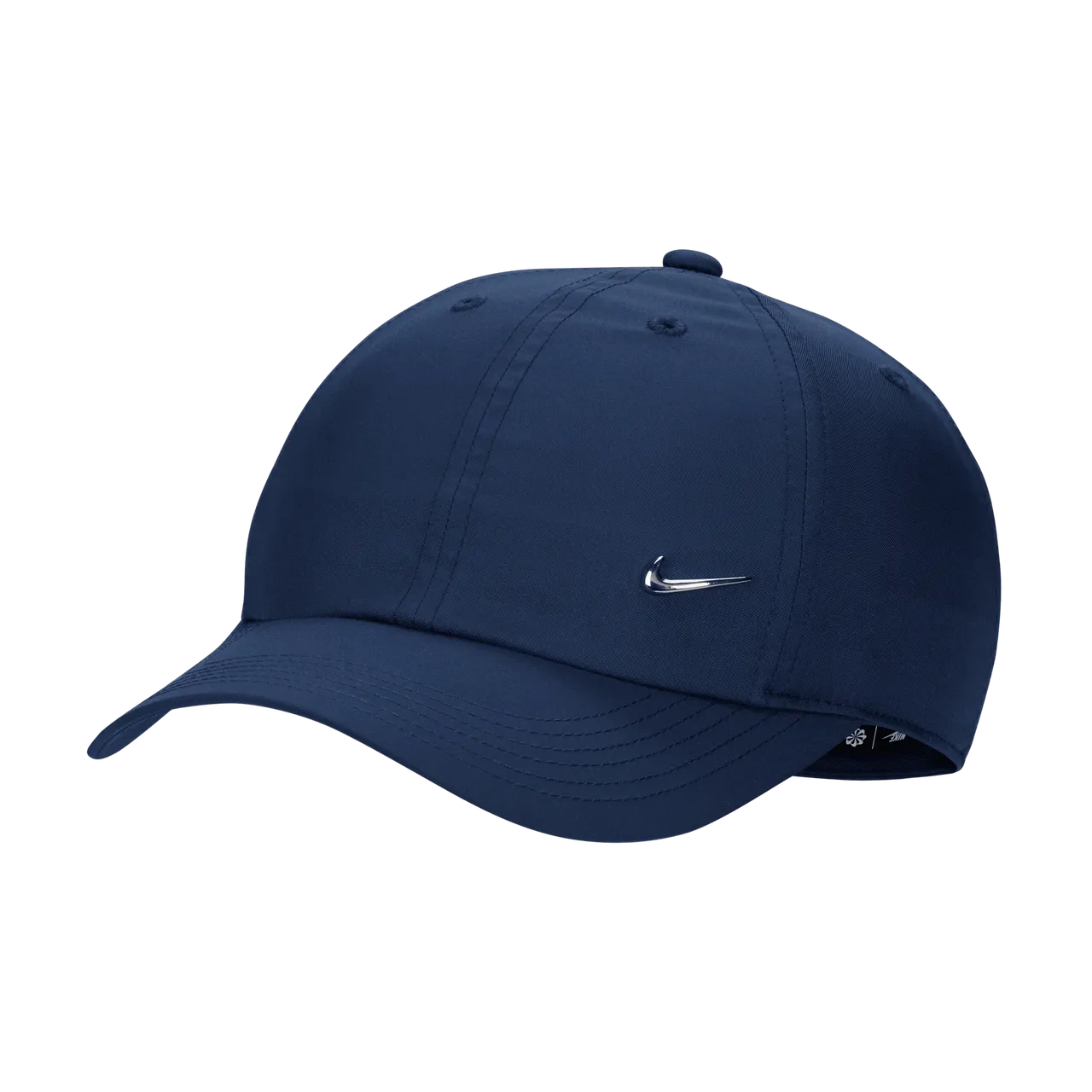 Nike Dri-FIT Club unstrukturierte Metall-Swoosh-Cap für Kinder - Blau