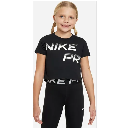 Nike Dri-Fit Cotton Sport Essential+ Cropped Mädchen schwarz